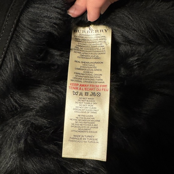 Burberry Hadston Shearling Trench Coat - Picture 9 of 13